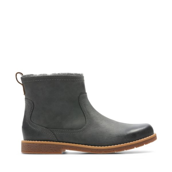 Clarks Girls Comet Frost Casual Shoes Grey | USA-2137045